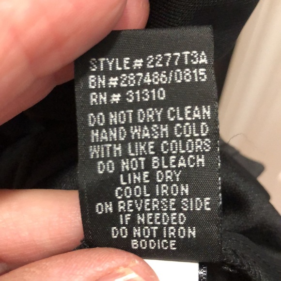 Youth long black dress size 14 - Picture 8 of 8